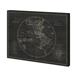 Mappemonde Etching v2 by Mercana Studio a Hand Embellished Textured Canvas from Mercana - Luna Furniture