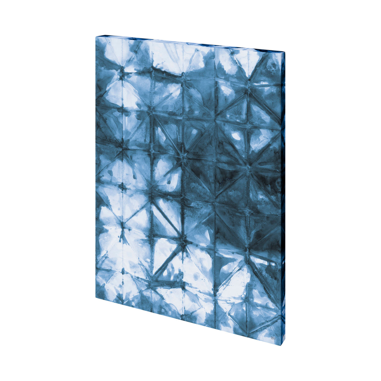 Kanari IV Indigo by Mercana Studio a Hand Embellished Textured Canvas from Mercana - Luna Furniture