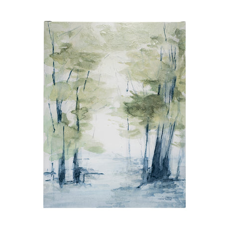 Forest Dew I by Melody Ducharme a Hand Embellished Textured Canvas from Mercana - Luna Furniture
