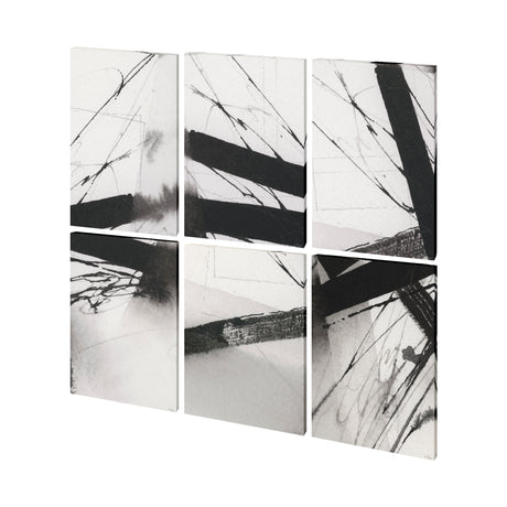 Directions I(Set 6) by Mercana Studio a Hand Embellished Textured Canvas from Mercana - Luna Furniture