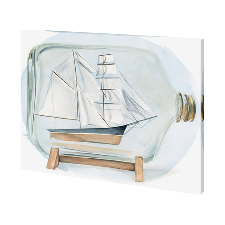 Sail the Seas I by Jennifer Paxton Parker a Hand Embellished Textured Canvas from Mercana - Luna Furniture
