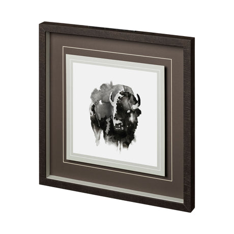 Assam by Kristine Hegre a Hand Embellished Textured Framed Art Print Matted under Glass from Mercana - Luna Furniture