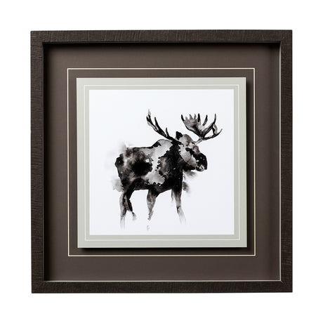 Yunnan by Kristine Hegre a Hand Embellished Textured Framed Art Print Matted under Glass from Mercana - Luna Furniture