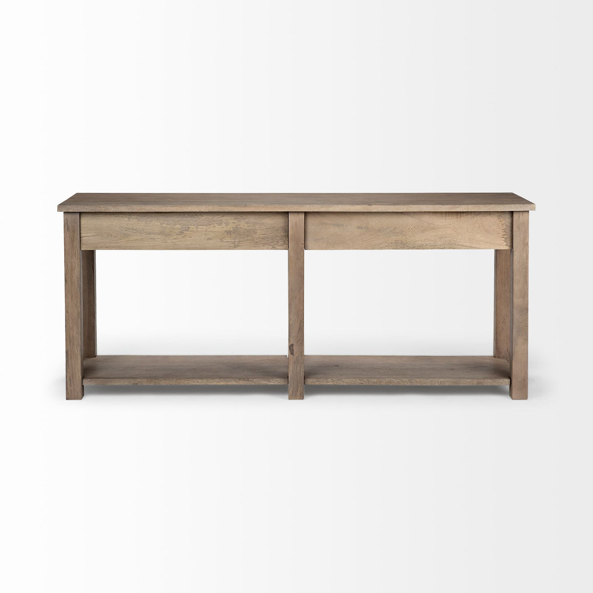 Harrelson III 72L x 18W Brown Wood 4 Drawer Console Table from Mercana - Luna Furniture