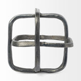 Willem II 9L x 9W Silver Metal Open Cube Decor Object from Mercana - Luna Furniture