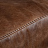 Cochrane I 33L x 33W x 32.25H Brown Leather Wrapped Chair from Mercana - Luna Furniture