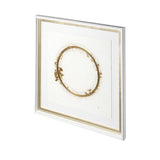 Halo I (White) by Studio M a handmade Original Framed Artwork under Glass from Mercana - Luna Furniture