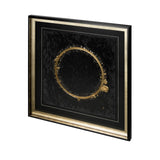 Halo II (Black) by Studio M a handmade Original Framed Artwork under Glass from Mercana - Luna Furniture