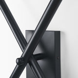 Xendi 4x25 Black Toned Metal Sputnik Wall Sconce from Mercana - Luna Furniture