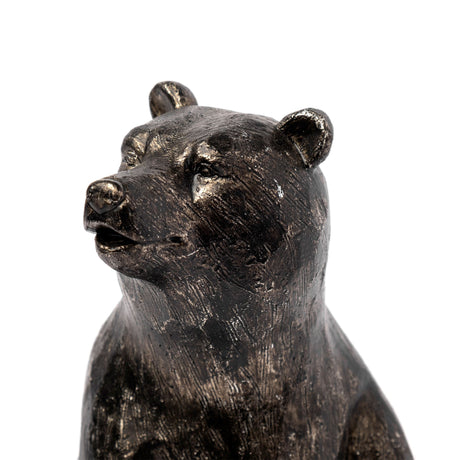 Sleuth (Set of 2) 9L x 8W Grizzly Bear Bookends from Mercana - Luna Furniture