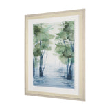 Forest Dew II by Mercana Studio a Hand Embellished Textured Framed Art Print Matted under Glass from Mercana - Luna Furniture