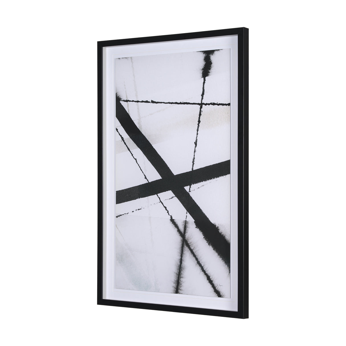 Clouding Mirror II by Panpan Zhang a Framed Art Print Matted under Glass from Mercana - Luna Furniture