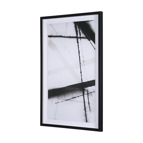 Clouding Mirror I by Panpan Zhang a Framed Art Print Matted under Glass from Mercana - Luna Furniture