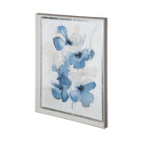 Aubretia II by Melody Ducharme a Hand Embellished Textured Framed Art Print Matted under Glass from Mercana - Luna Furniture