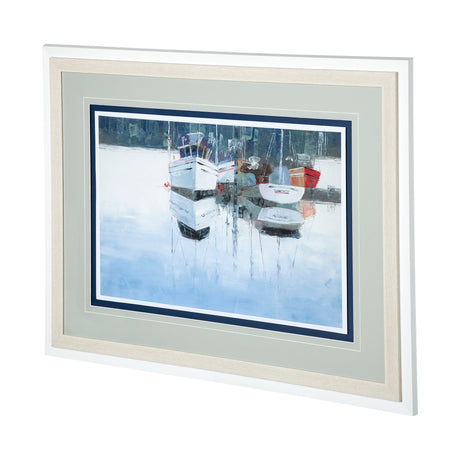 Dock Tight by Mercana Studio a Framed Art Print Matted under Glass from Mercana - Luna Furniture