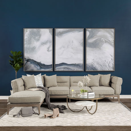 Denali IV 121" Beige Upholstered Wooden Frame Left Four Seater Sectional from Mercana - Luna Furniture