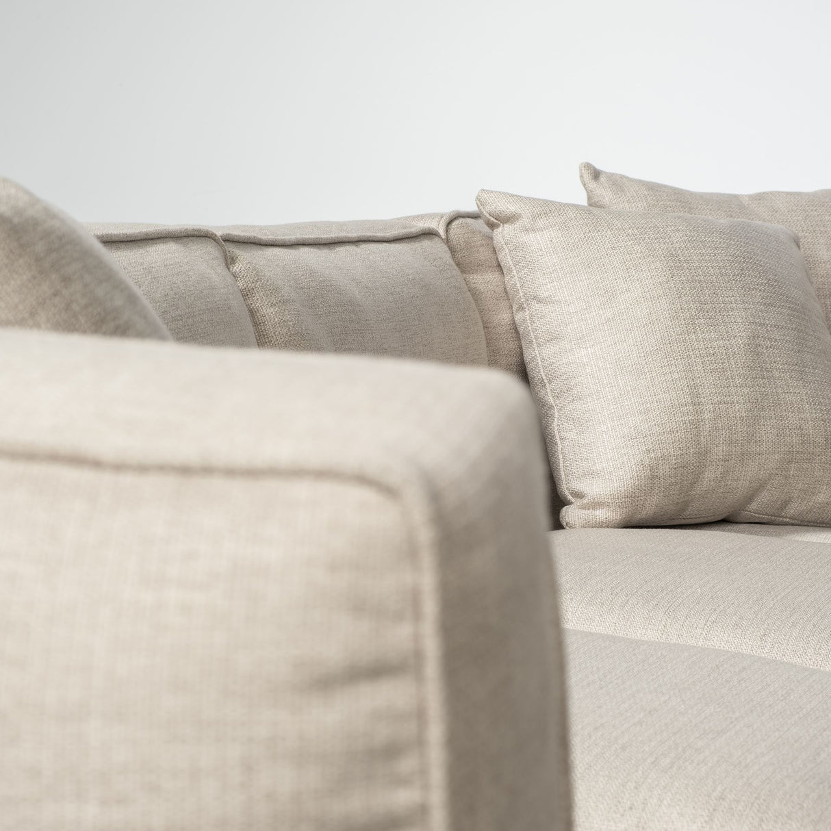 Denali III Beige Upholstered Wooden Frame Sectional from Mercana - Luna Furniture