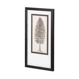 Pacific North West Tree Sketch II Melissa Wang Hand Embellished Framed Art Print Matted under Glass from Mercana - Luna Furniture