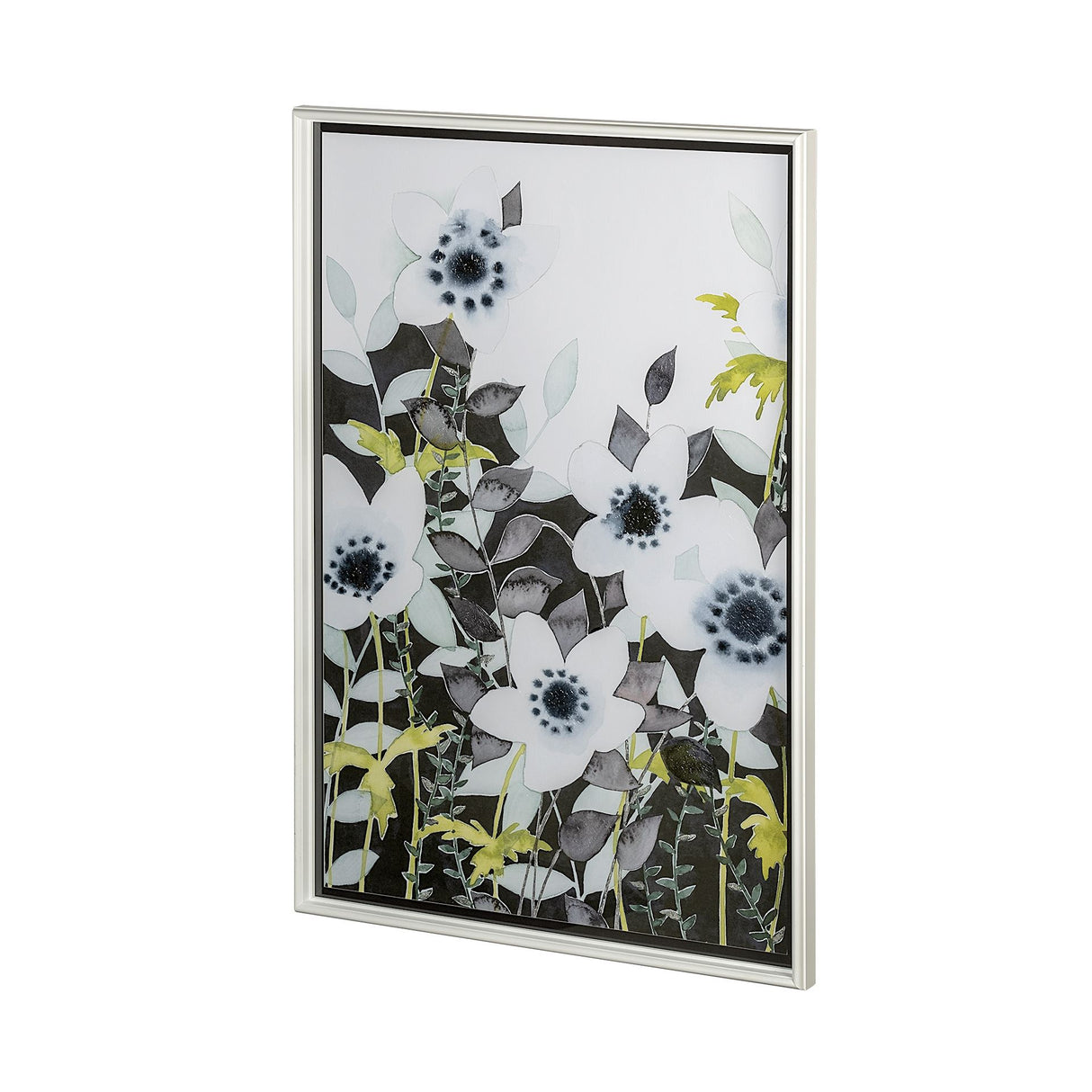 Night Foliage I by Grace Popp a Hand Embellished Textured Framed Art Print Matted under Glass from Mercana - Luna Furniture
