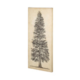 Pacific North West Tree Sketch I by Melissa Wang a Hand Embellished Textured Canvas from Mercana - Luna Furniture