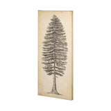 Pacific North West Tree Sketch II by Melissa Wang a Hand Embellished Textured Canvas from Mercana - Luna Furniture