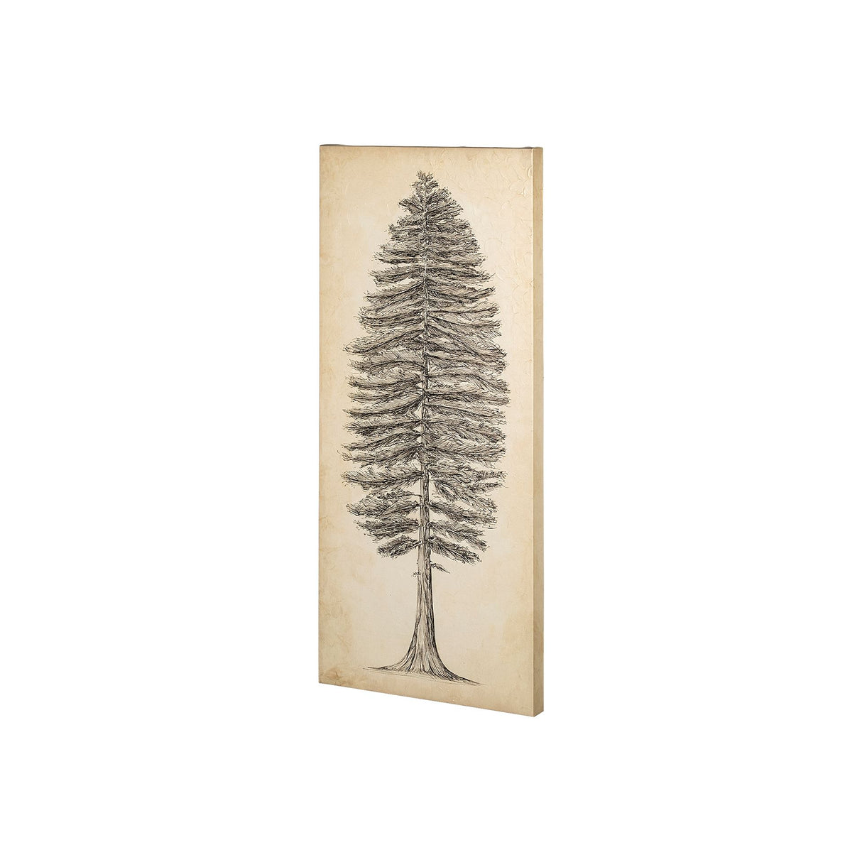 Pacific North West Tree Sketch II by Melissa Wang a Hand Embellished Textured Canvas from Mercana - Luna Furniture