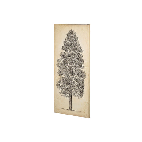 Pacific North West Tree Sketch III by Melissa Wang a Hand Embellished Textured Canvas from Mercana - Luna Furniture