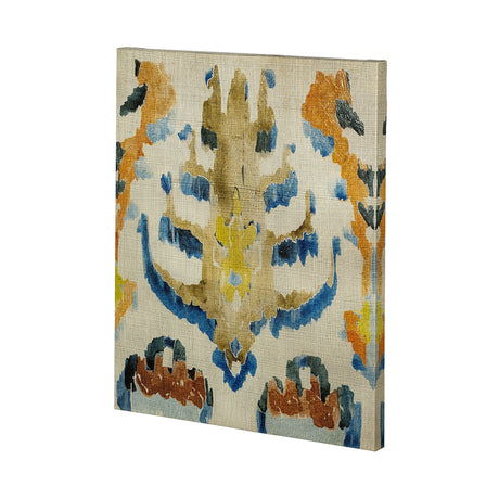 Bohemian Ikat IV by Chariklia Zarris a Hand Embellished Textured Canvas from Mercana - Luna Furniture
