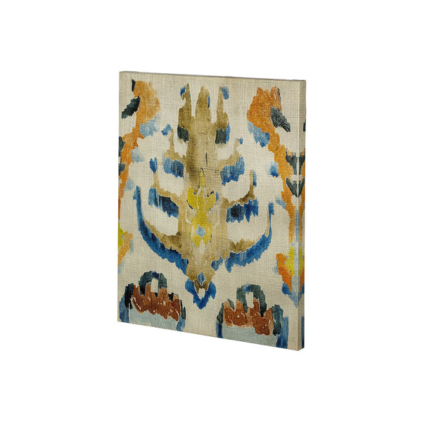 Bohemian Ikat IV by Chariklia Zarris a Hand Embellished Textured Canvas
