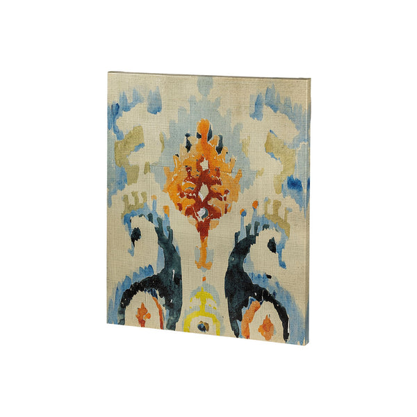 Bohemian Ikat V by Chariklia Zarris a Hand Embellished Textured Canvas