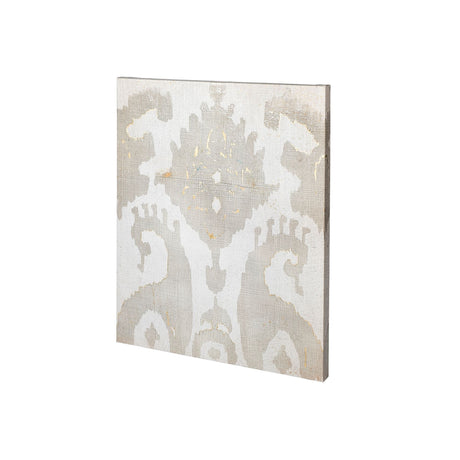 Shadow Ikat V by Chariklia Zarris a Hand Embellished Textured Canvas from Mercana - Luna Furniture