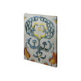 Bohemian Ikat I by Chariklia Zarris a Hand Embellished Textured Canvas from Mercana - Luna Furniture
