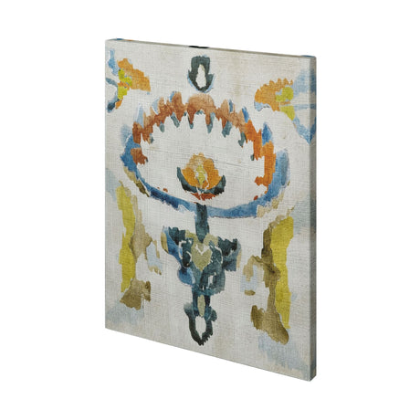 Bohemian Ikat VI by Chariklia Zarris a Hand Embellished Textured Canvas from Mercana - Luna Furniture