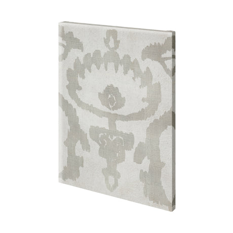 Shadow Ikat VI by Chariklia Zarris a Hand Embellished Textured Canvas from Mercana - Luna Furniture