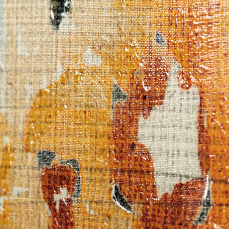 Bohemian Ikat V by Chariklia Zarris a Hand Embellished Textured Canvas from Mercana - Luna Furniture