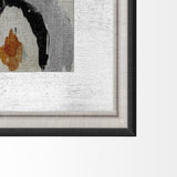 Bohemian Ikat V by Chariklia Zarris a Hand Embellished Textured Framed Art Print Matted under Glass from Mercana - Luna Furniture