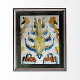 Bohemian Ikat IV by Chariklia Zarris a Hand Embellished Textured Framed Art Print Matted under Glass from Mercana - Luna Furniture