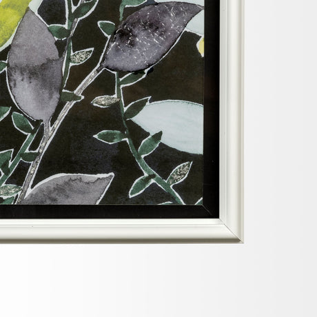 Night Foliage II by Grace Popp a Hand Embellished Textured Framed Art Print Matted under Glass from Mercana - Luna Furniture