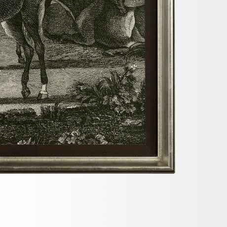 Equestrian Scenes I by Vision Studio a Hand Embellished Textured Framed Art Print Matted under Glass from Mercana - Luna Furniture