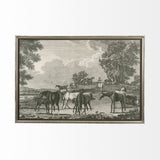 Equestrian Scenes I by Vision Studio a Hand Embellished Textured Framed Art Print Matted under Glass from Mercana - Luna Furniture