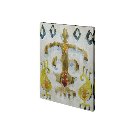 Bohemian Ikat III by Chariklia Zarris a Hand Embellished Textured Canvas from Mercana - Luna Furniture