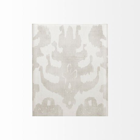Shadow Ikat IV by Chariklia Zarris a Hand Embellished Textured Canvas from Mercana - Luna Furniture