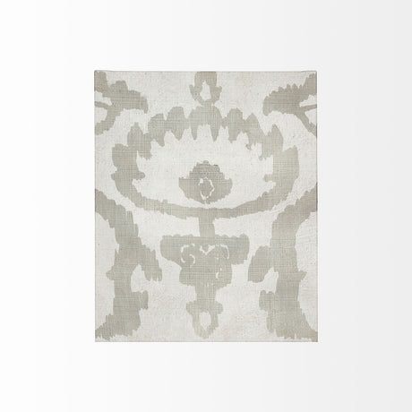 Shadow Ikat VI by Chariklia Zarris a Hand Embellished Textured Canvas from Mercana - Luna Furniture