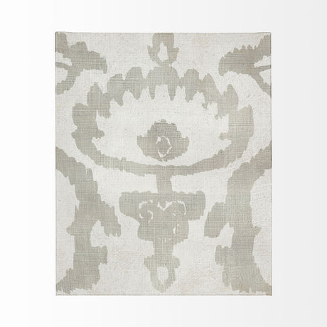 Shadow Ikat VI by Chariklia Zarris a Hand Embellished Textured Canvas from Mercana - Luna Furniture
