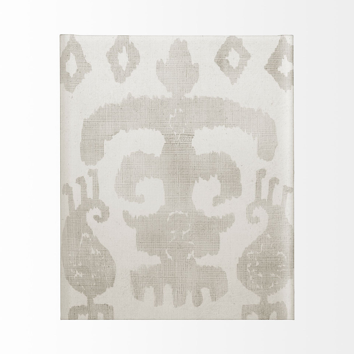 Shadow Ikat III by Chariklia Zarris a Hand Embellished Textured Canvas from Mercana - Luna Furniture