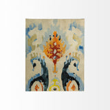 Bohemian Ikat V by Chariklia Zarris a Hand Embellished Textured Canvas from Mercana - Luna Furniture