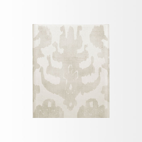 Shadow Ikat IV by Chariklia Zarris a Hand Embellished Textured Canvas from Mercana - Luna Furniture