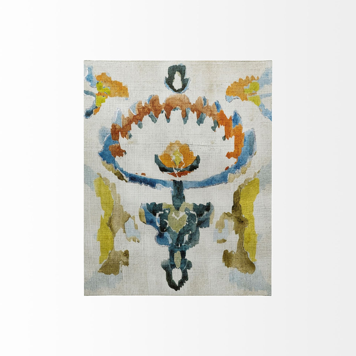 Bohemian Ikat VI by Chariklia Zarris a Hand Embellished Textured Canvas from Mercana - Luna Furniture