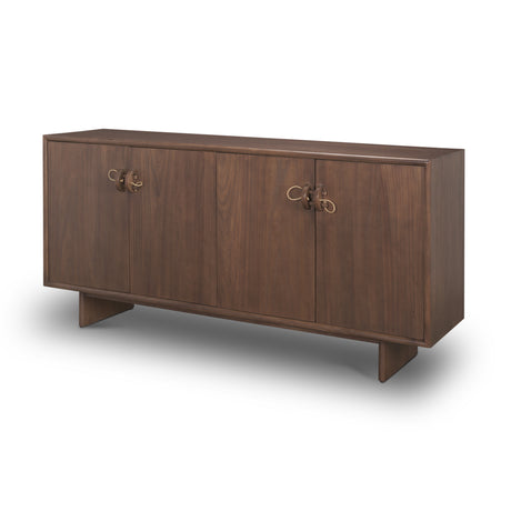 Varenna 4 Door Dark Brown Wood w/ Rope Handles Sideboard from Mercana - Luna Furniture