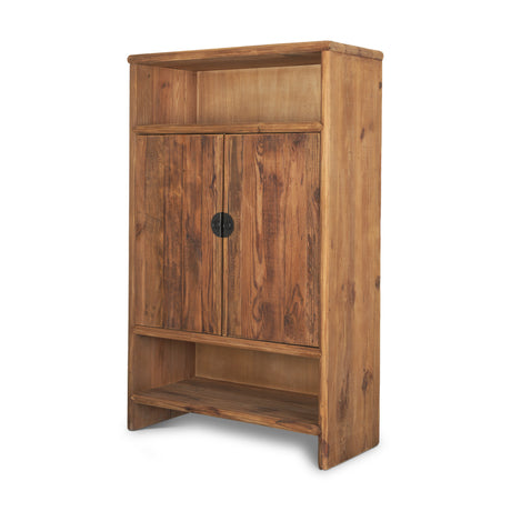 Wayde Curio Cabinet Recycled Pine from Mercana - Luna Furniture